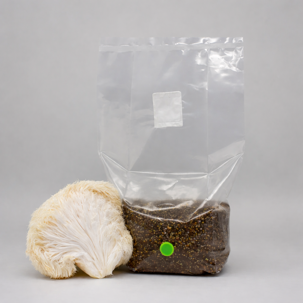 Lion's Mane Mushroom Grow Bag