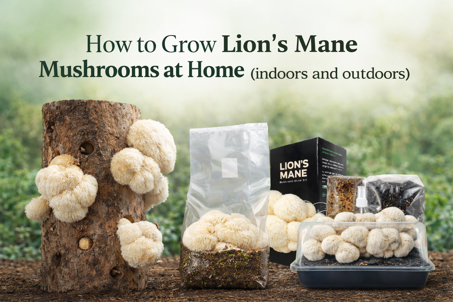 How to Grow Lion's Mane Mushrooms at Home